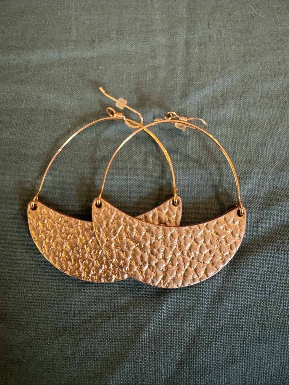 Gold Textured Aster Earrings - Women Accessories
